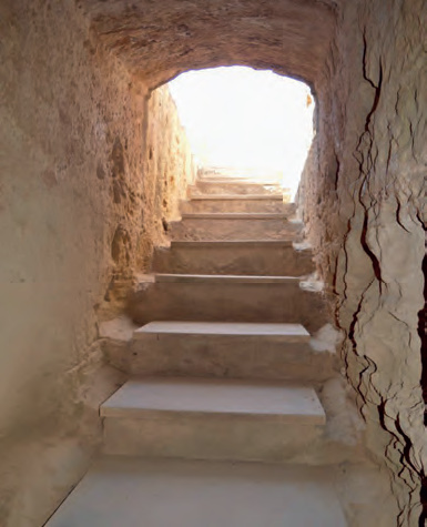 Perspektive einer Grabeshöhle