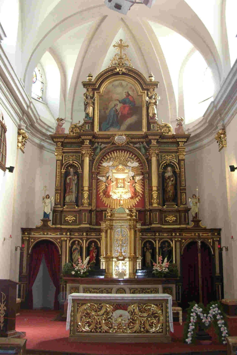 Altar der Wallfahrtskirche Grulich