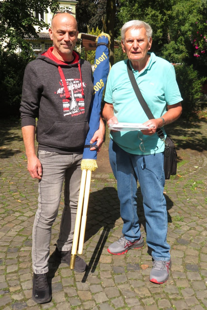 76. Glatzer Wallfahrt nach Telgte 2023: Martin Urner (re.) und Daniel Spitzer (li.)