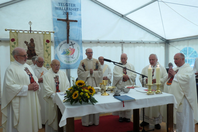 Die Grafschafter Priester am Altar