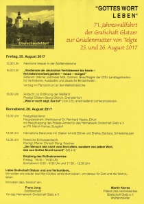 Wallfahrtsplakat 2017
